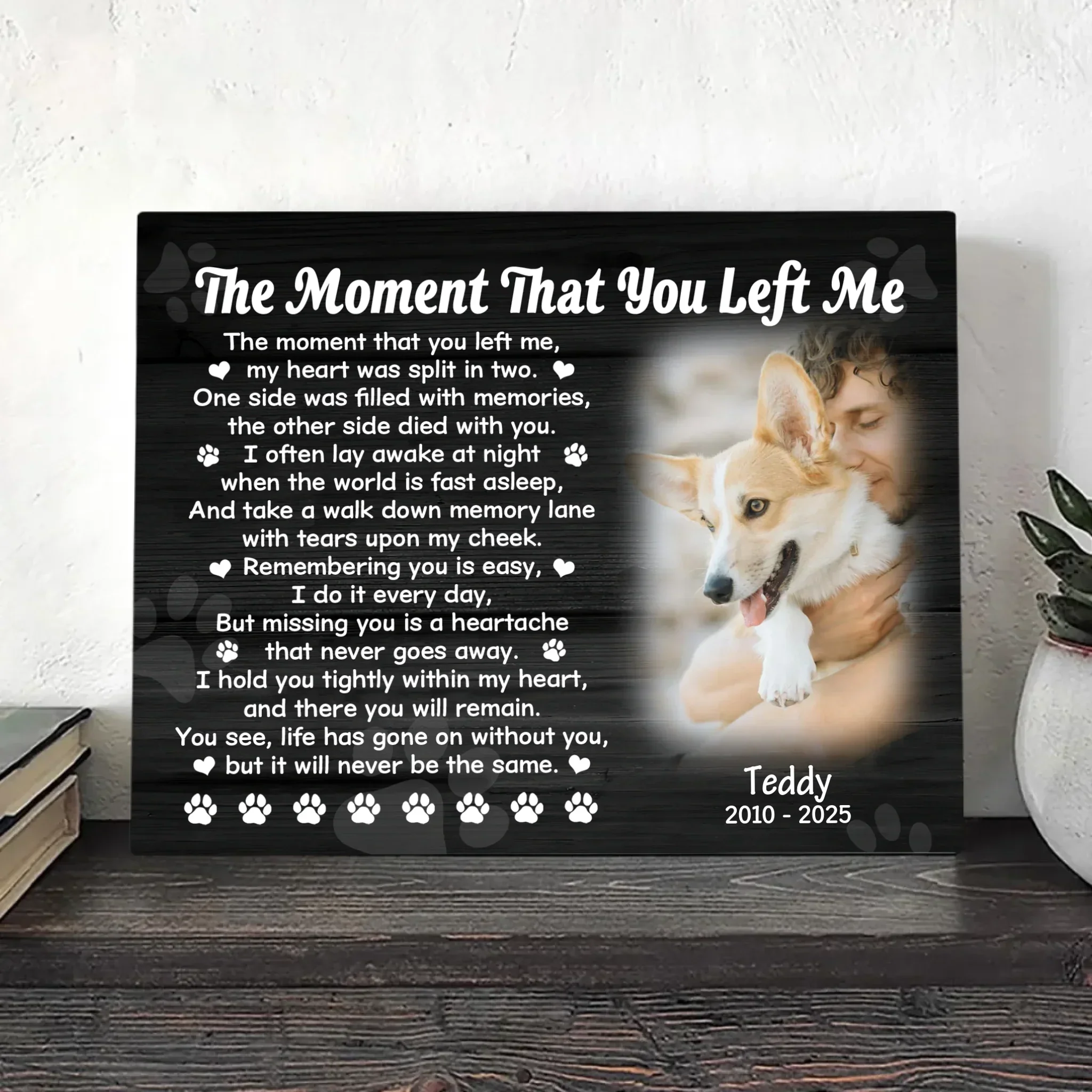 The Moment That You Left Me Poem