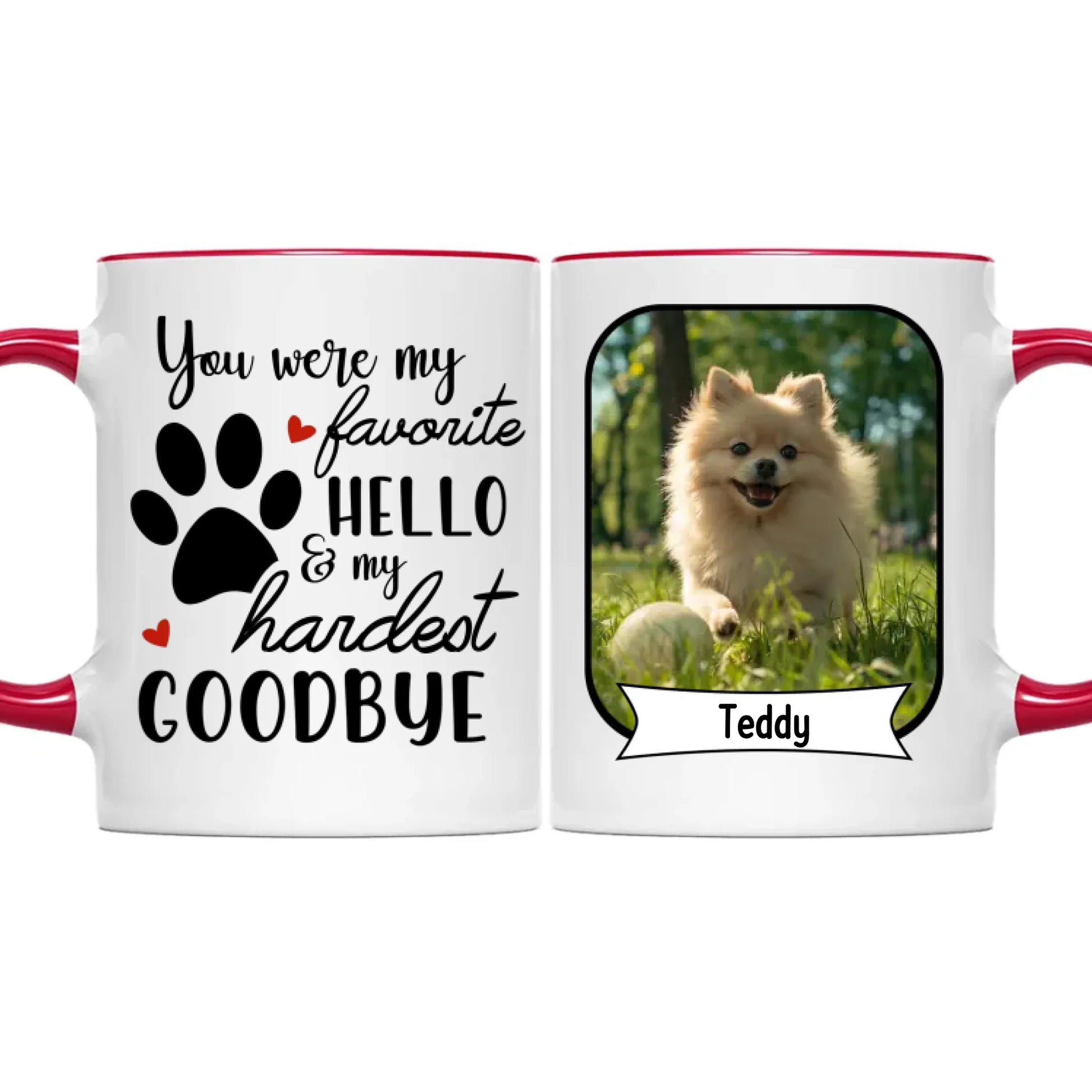 Red Accent Mug 2 side